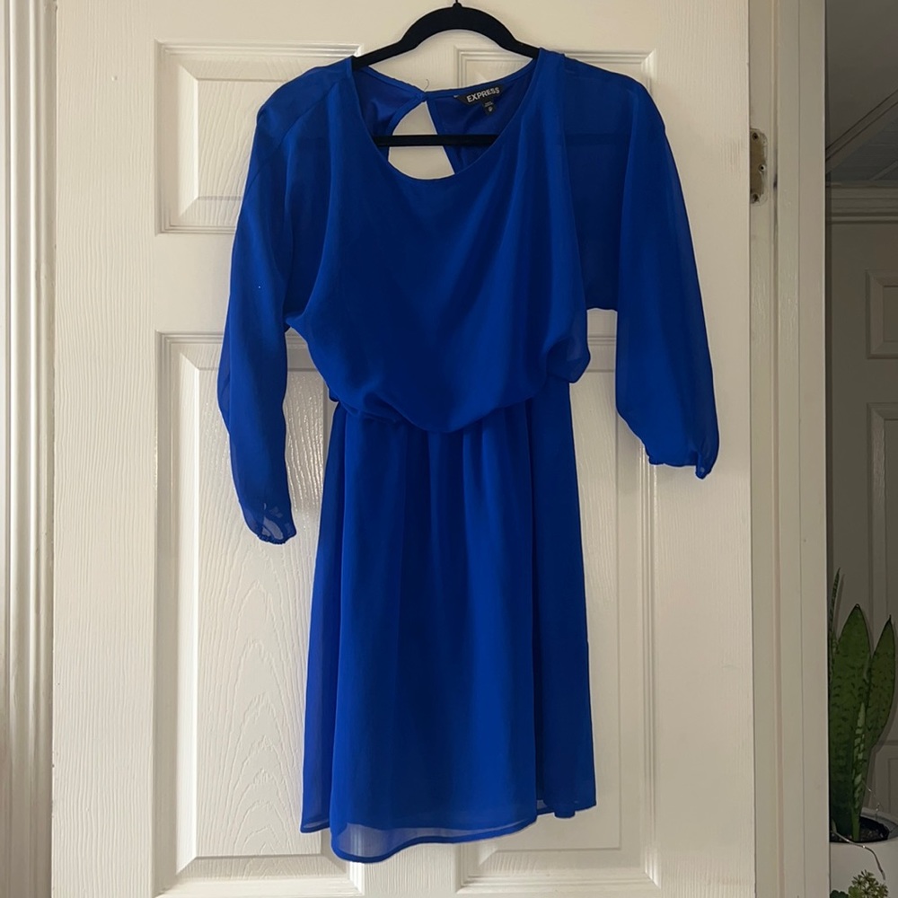 Beautiful Electric Blue Dress. Perfect For A Wedding Guest